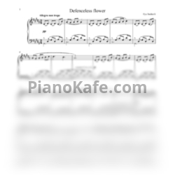 Ноты Ilya Beshevli - Defenceless flower - предпросмотр