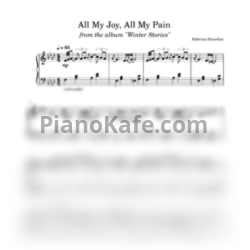 Ноты Fabrizio Paterlini - All my joy, all my pain - предпросмотр