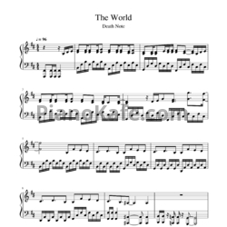 Ноты Nightmare - The world