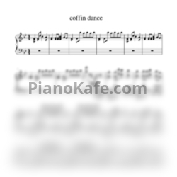 Ноты Tony Igy - Coffin dance (Версия 2) - предпросмотр
