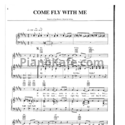 Ноты Michael Buble - Come fly with me - предпросмотр