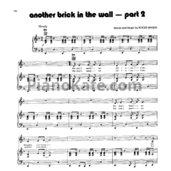 Ноты Pink Floyd - Another brick in the wall (Part 2) - предпросмотр