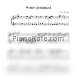Ноты Michael Buble - Winter wonderland - предпросмотр