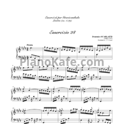 Ноты Д. Скарлатти - Соната K28 - предпросмотр