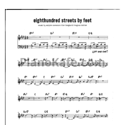 Ноты Esbjörn Svensson Trio - Eighthundred streets by feet - предпросмотр
