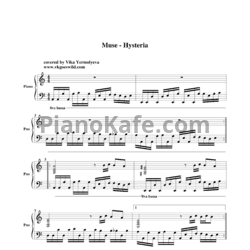 Ноты Muse - Hysteria (Версия 2) - предпросмотр