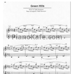 Ноты Yuhki Kuramoto - Green hills - предпросмотр