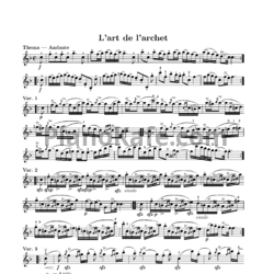 Ноты Дж. Тартини - Искусство смычка - предпросмотр