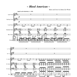 Ноты Jimmy Eat World - Bleed American - предпросмотр