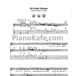 Ноты Gary Moore - Oh pretty woman (Guitar tabs) - предпросмотр