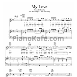 Ноты Paul McCartney - My love - предпросмотр