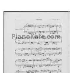 Ноты Карл Черни - Фантазия и вариации на тему "Пуритане" (Op. 376) для фортепиано в 4 руки - предпросмотр