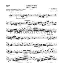 Ноты Франсуа Девьен - Концертино (Op. 45) - предпросмотр
