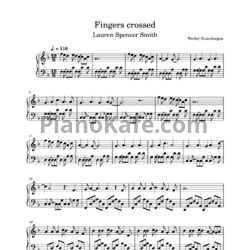 Ноты Lauren Spencer Smith - Fingers crossed - предпросмотр