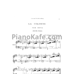 Ноты Луи Моро Готшалк - La colombe (Op. 49) - предпросмотр