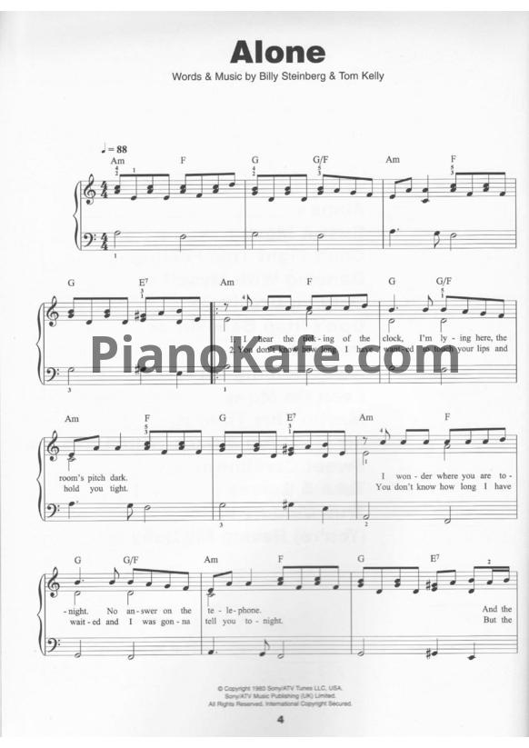 Ноты Glee (Easy Piano Edition) - PianoKafe.com