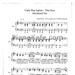 Ноты Carly Rae Jepsen - This kiss - предпросмотр