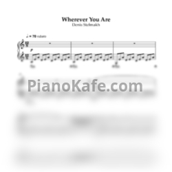 Ноты Denis Stelmakh - Wherever you are - предпросмотр