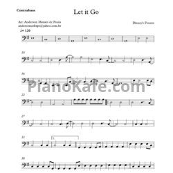 Ноты Demi Lovato - Let it go (для контрабаса)