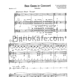 Ноты Bee Gees in concert (Selection) - предпросмотр