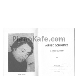 Ноты Альфред Шнитке - Струнный квартет № 2 (Op. 148) - предпросмотр