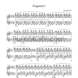 Ноты Danil Malinov - Fragment I - предпросмотр