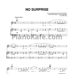 Ноты Daughtry - No surprise (Версия 2) - предпросмотр