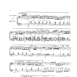 Ноты Карл Черни - Гранд Рондо (No.1, Op. 5) - предпросмотр