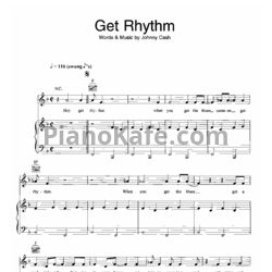 Ноты Johnny Cash - Walk the line (Книга нот) - предпросмотр