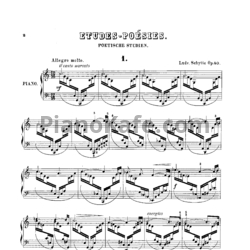 Ноты Людвиг Шитте - Poetiske studier (Op. 40) - предпросмотр