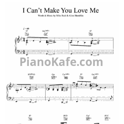 Ноты George Michael - I can't make you love me (Версия 2) - предпросмотр