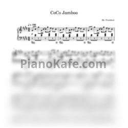 Ноты Mr. President - Coco Jamboo - предпросмотр