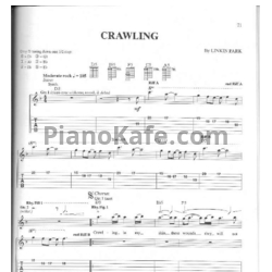 Ноты Linkin Park - Crawling (Версия 2) - предпросмотр