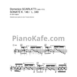 Ноты Д. Скарлатти - Соната K146/L349 - предпросмотр