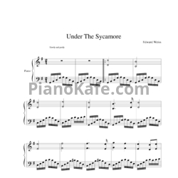 Ноты Edward Weiss - Under the Sycamore - предпросмотр