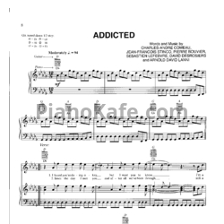 Ноты Simple Plan - Addicted - предпросмотр