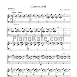 Ноты Fabrizio Paterlini - Historiette №5 - предпросмотр