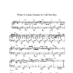 Ноты Fall Out Boy - What a catch donnie - предпросмотр