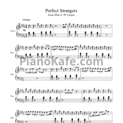 Ноты Jonas Blue feat. JP Cooper - Perfect strangers - предпросмотр