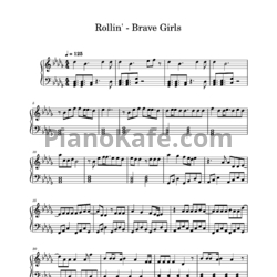 Ноты Brave Girls - Rollin