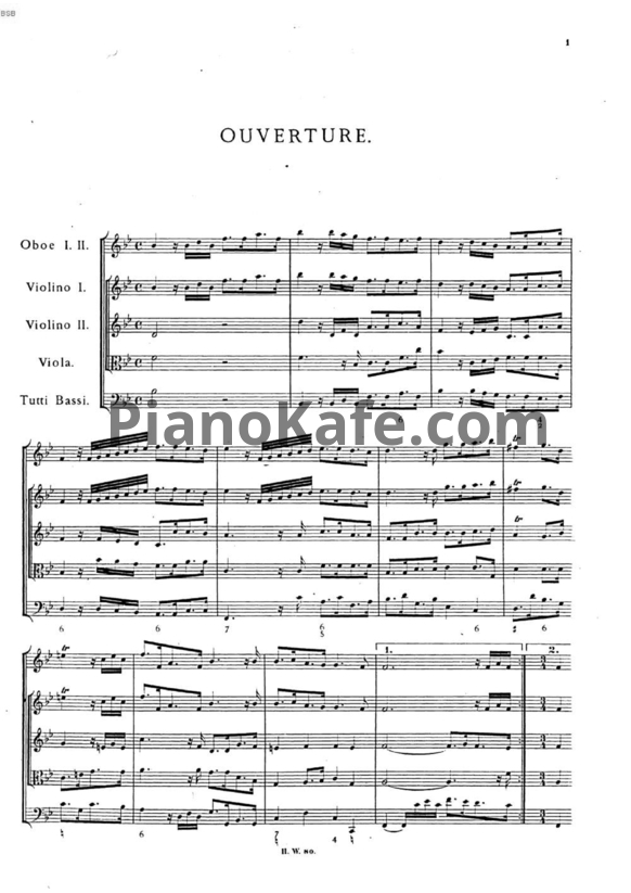 Ноты Георг Гендель - Ezio (HWV 29, Партитура) - PianoKafe.com