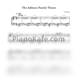 Ноты Vic Mizzy - The Addams Family theme - предпросмотр
