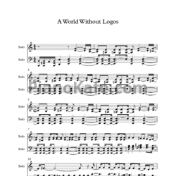 Ноты Yasushi Ishii - A world without logos