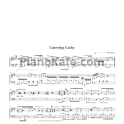 Ноты Ben Folds - Carrying Cathy - предпросмотр