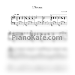 Ноты Lluis Llach - L’Estaca - предпросмотр