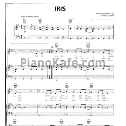 Ноты Goo Goo Dolls - Iris