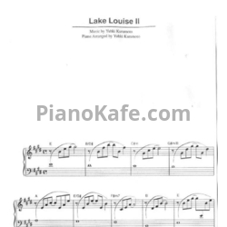 Ноты Yuhki Kuramoto - Lake Louise 2 - предпросмотр