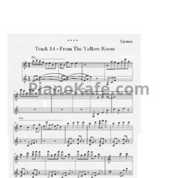 Ноты Yiruma - From the yellow room - предпросмотр