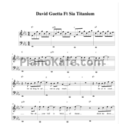 Ноты David Guetta ft. Sia - Titanium