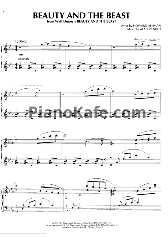 Ноты Movie love songs (Книга нот) - PianoKafe.com